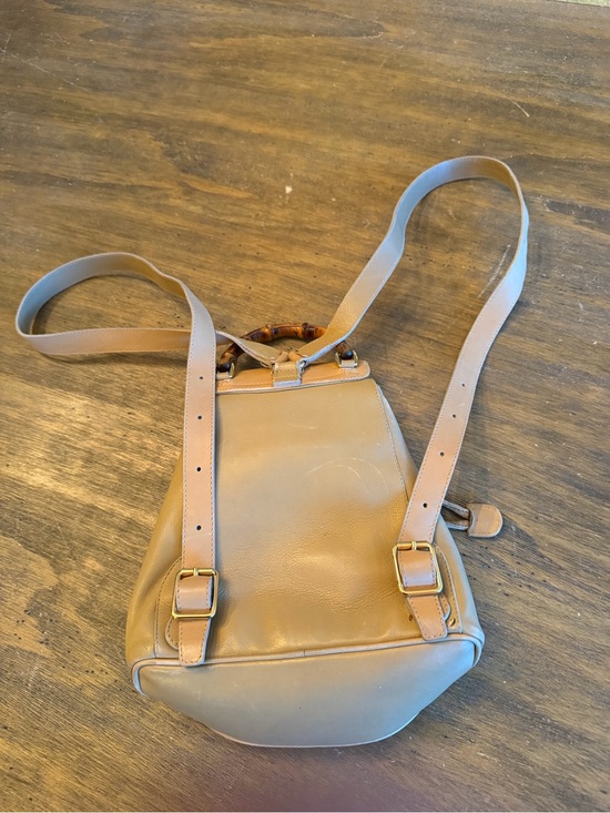 Vintage Gucci Bamboo Mini Drawstring Backpack main image 7